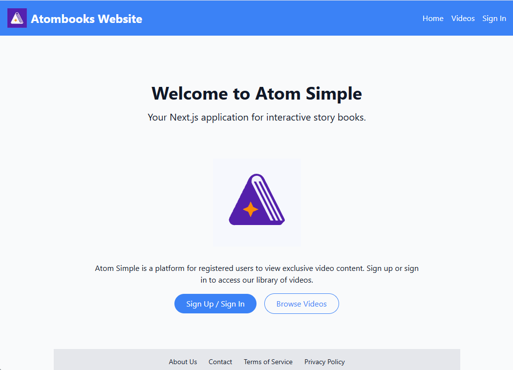 Atom Simple Site